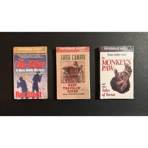 Paperback Set Audio Books The Cop-Killer Keep Travelin Ride The Monkeys Paw  #3